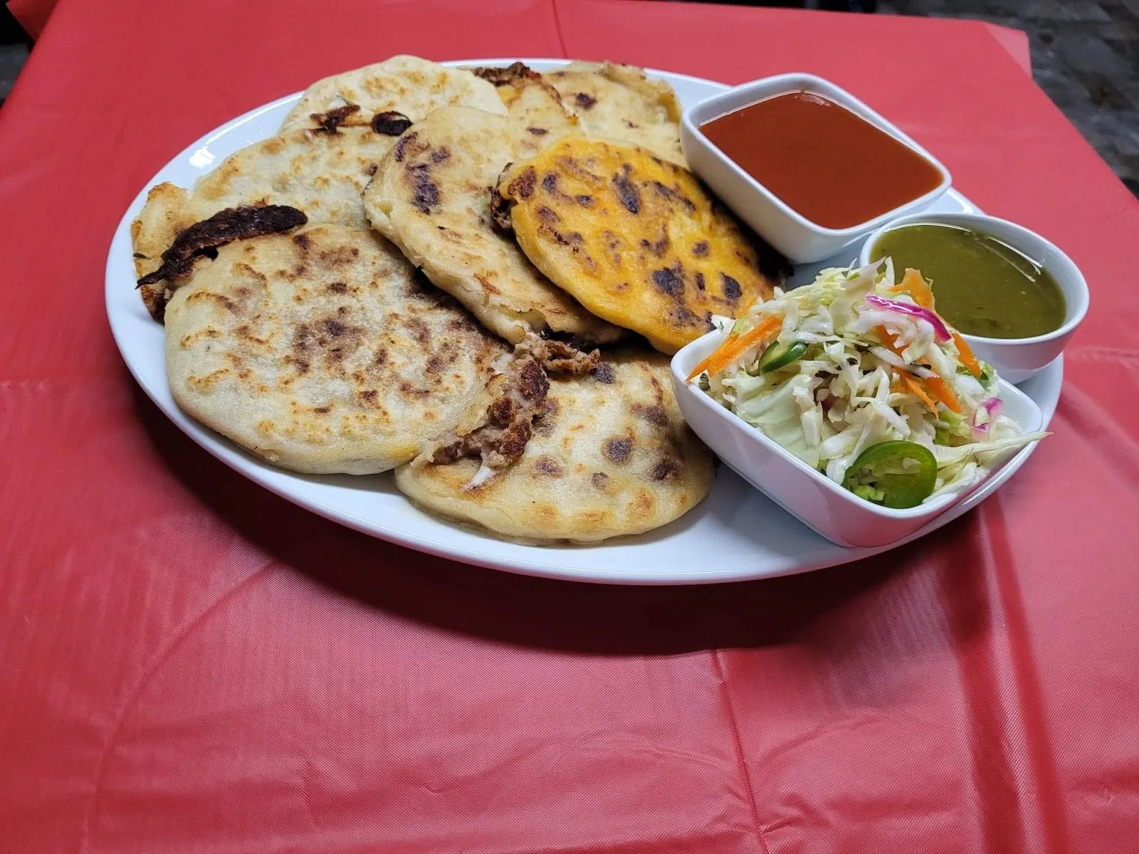 Tacos Acapulco Mexican Restaurant - pupusas and tacos