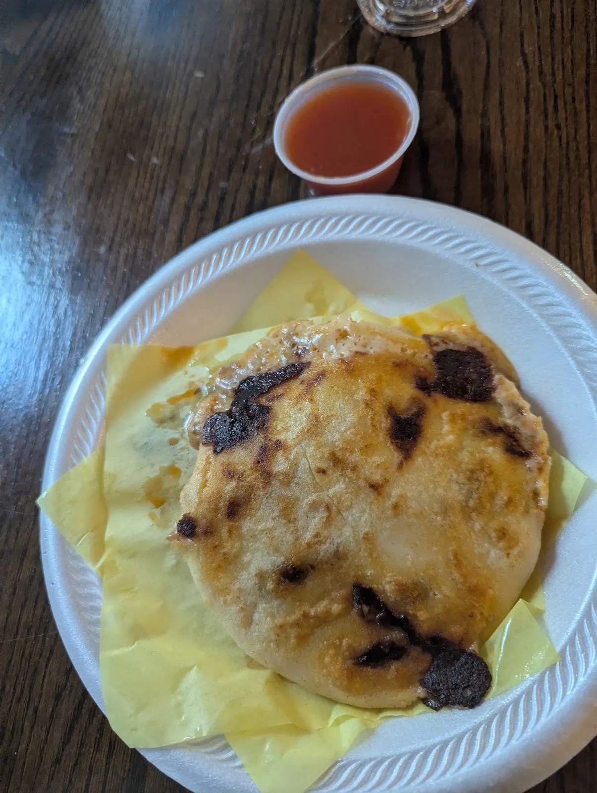 Pupusas with curtido